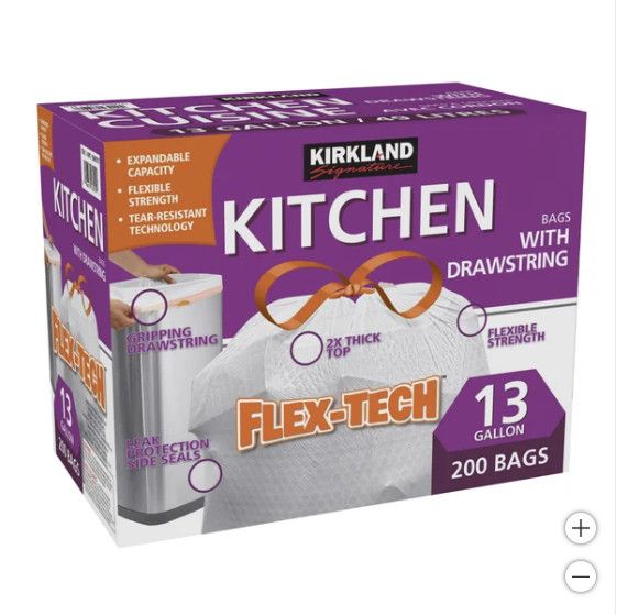 KS Kitchen Garbage Bags 200PK