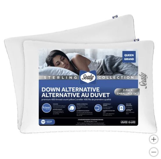 SEALY 2PACK QUEEN PILLOW