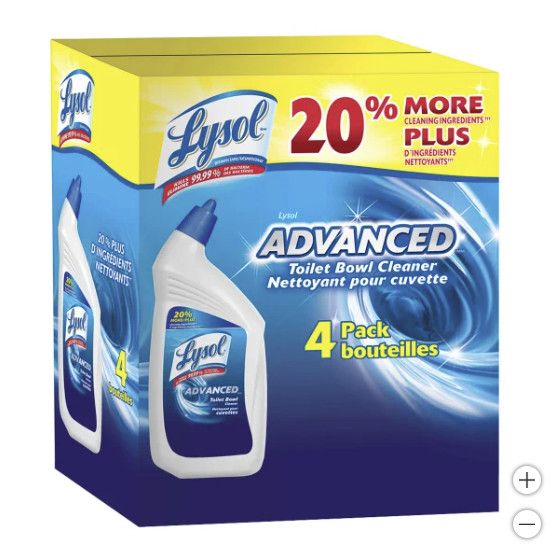 Lysol Toilet Bowl Cleaner 4PK