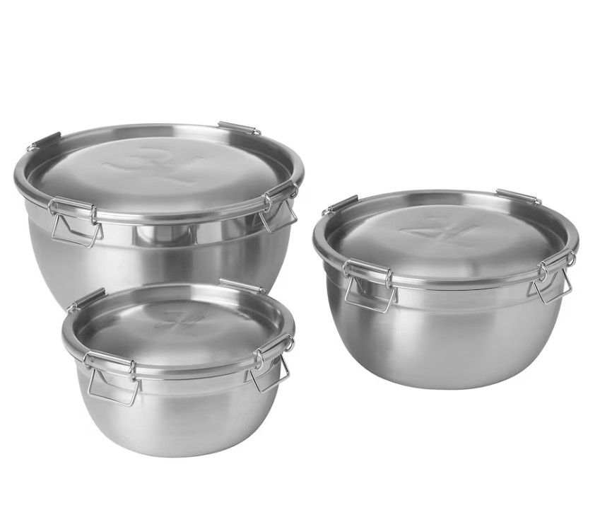 Bowl Set with lids, set of 3 CIKLID
