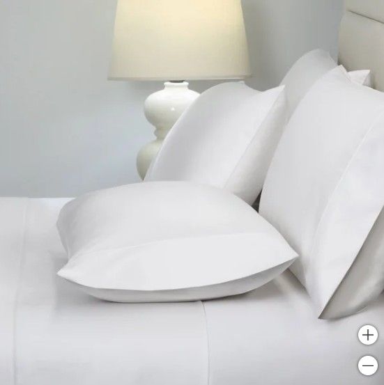 MARTHA STEWART 6PC SHEET SET, Color: White, Size: Queen
