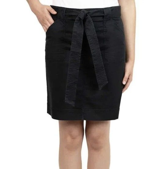 Kersh Woven Utility Skirt with Belt