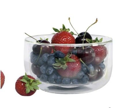 HENCKELS Double-Wall Glass Bowl Set
