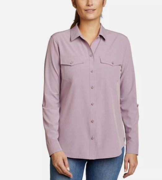 Eddie Bauer Ladies Departure Long Sleeve Shirt