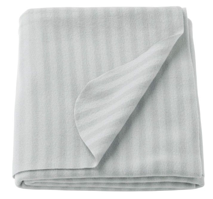 VITMOSSA Throw, gray, 120x160 cm (47x63 &quot;)