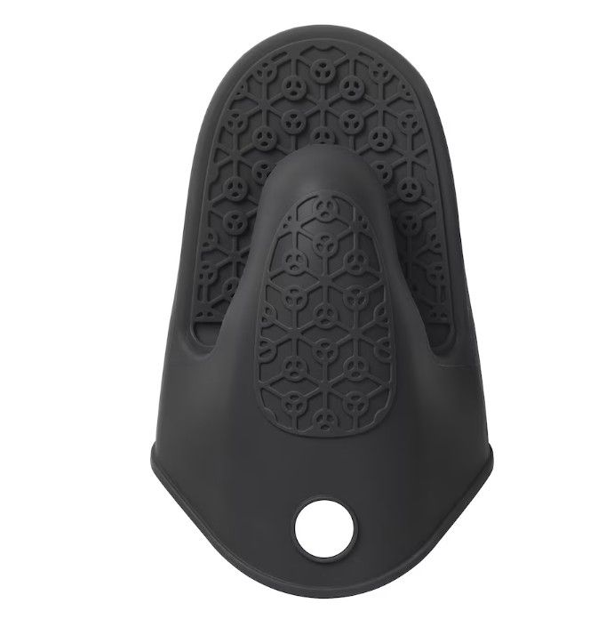 SANDVIVA Oven mitt, silicone/dark gray