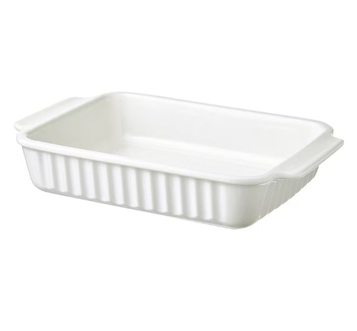 POETISK Oven dish, off-white, 34x23 cm (13x9 &quot;)