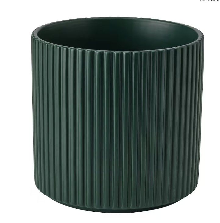 DAKSJUS Plant pot, dark green, 12 cm (5 &quot;)