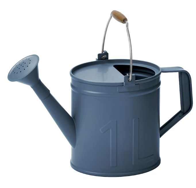 ÅKERBÄR Watering can, indoor/outdoor dark blue, 1 l (34 oz)