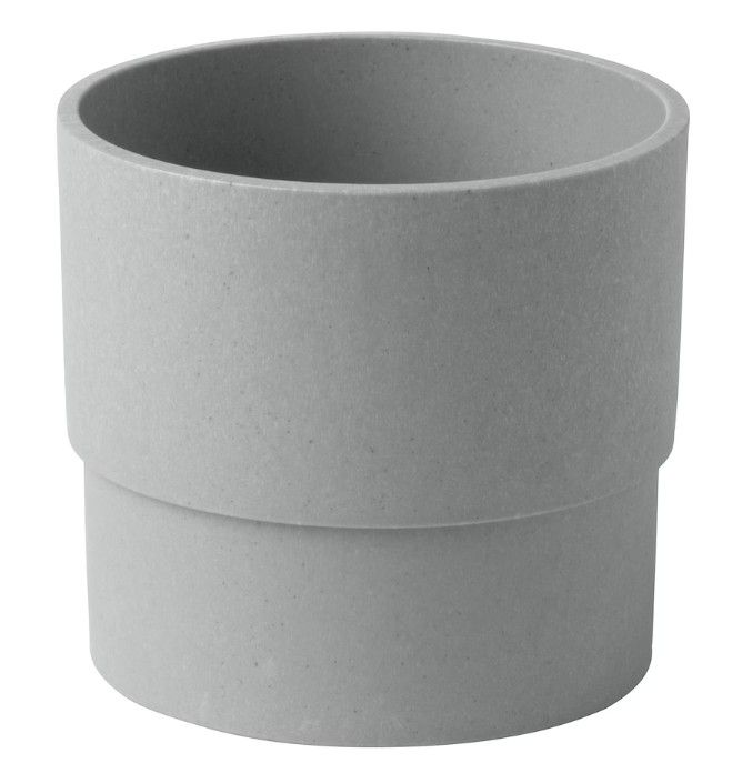 NYPON Plant pot, indoor/outdoor gray, 9 cm (3 ½ &quot;)