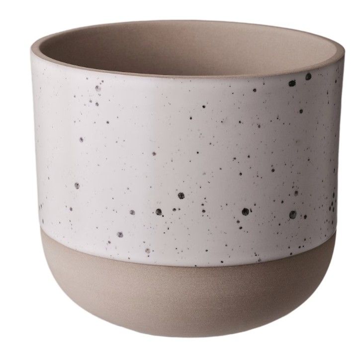 BUSKKAPRIFOL Plant pot, indoor/outdoor/beige, 12 cm (4 ¾ &quot;)