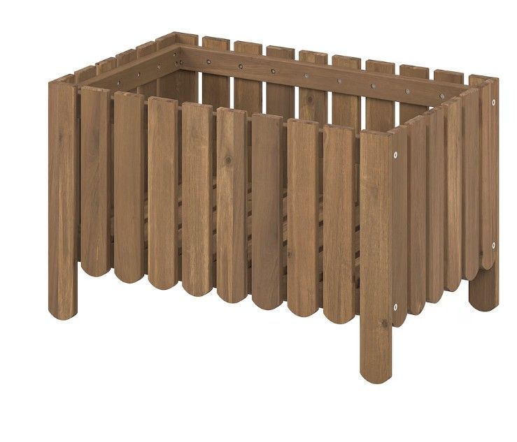 ASKHOLMEN Flower box, dark brown