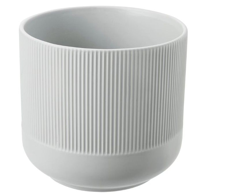 GRADVIS Plant pot, gray, 15 cm (6 &quot;)