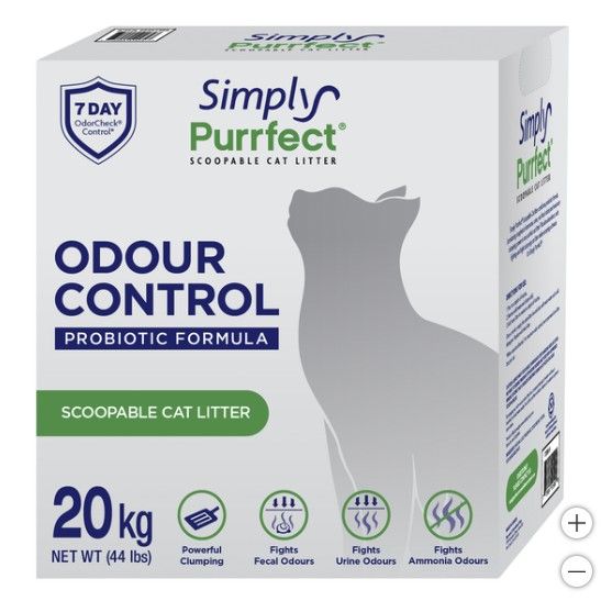 Simply Purrfect Scoopable Cat Litter 20kg