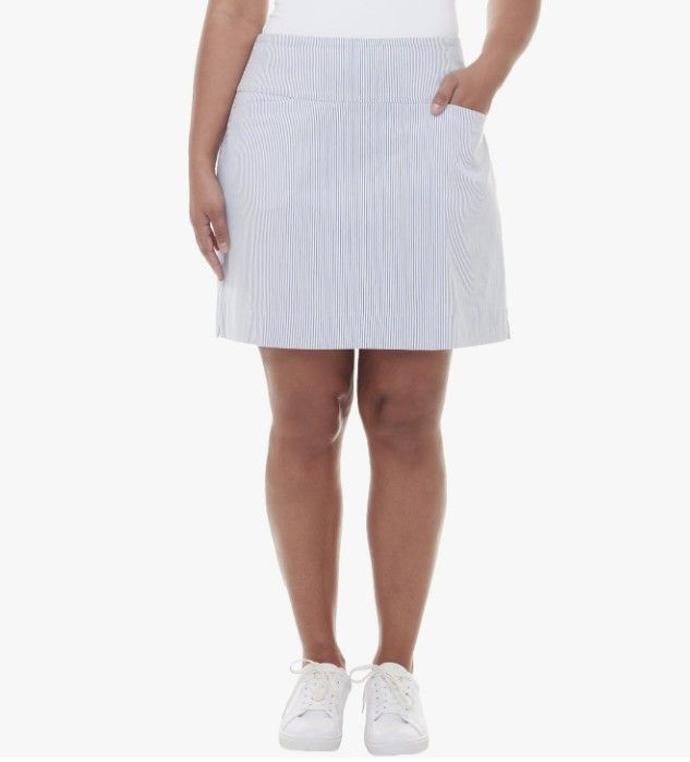 S.C &amp; CO Striped Skort, Size: 8