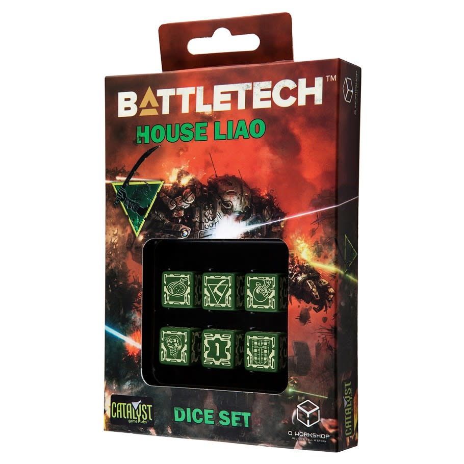 Battletech House Liao D6 Dice Set (6)