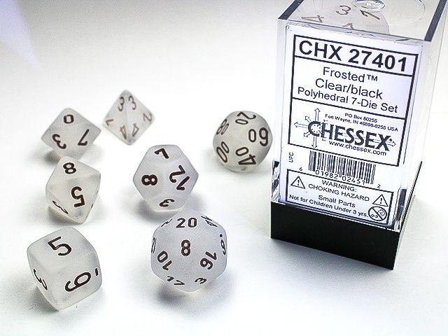 FRST 7die clear/black