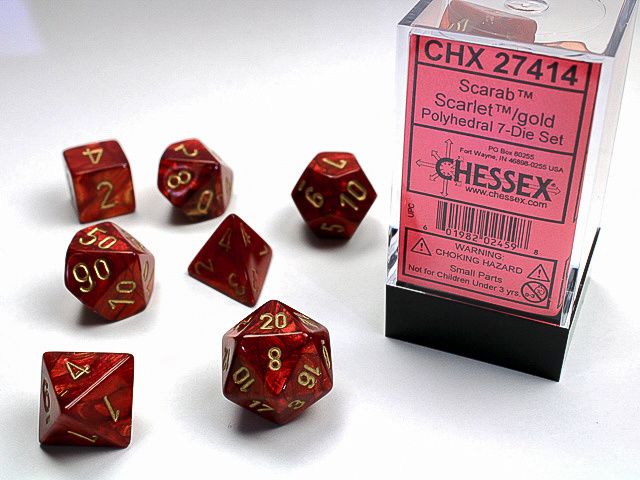 SCRB 7die scarlet/gold