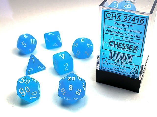 FRST 7die caribbean blue/white