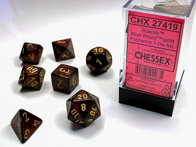 SCRB 7die blue blood/gold