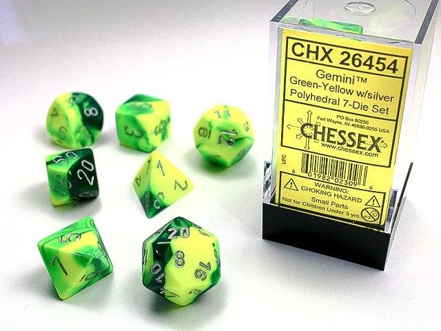 GMNI 7die green-yellow/silver