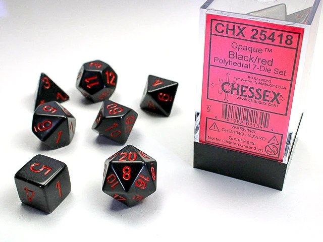OPAQ 7die black/red
