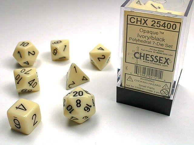 OPAQ 7die ivory/black
