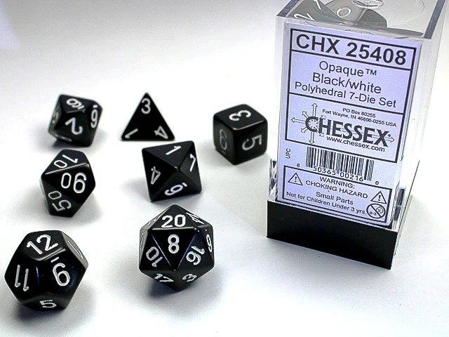 OPAQ 7die black/white