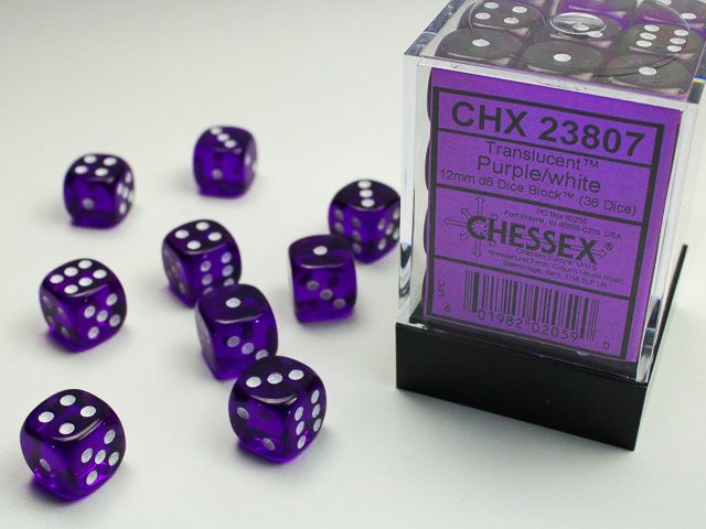TRAN 36d6 purple/white