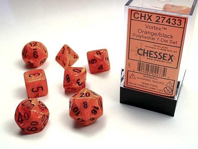 VRTX 7die orange/black