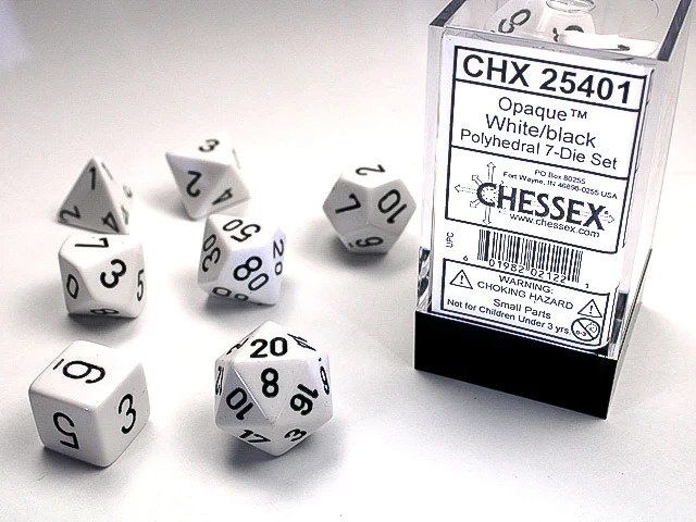 OPAQ 7die white/black