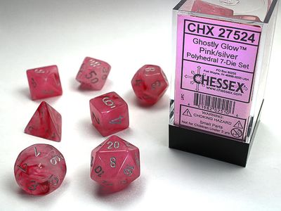 GLOW 7die pink/silver