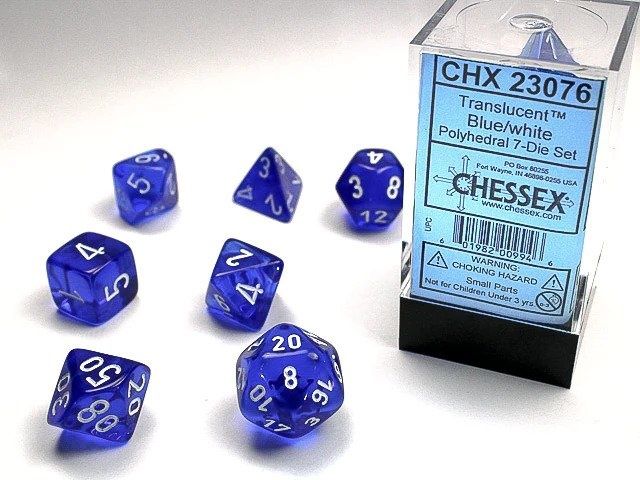 TRAN 7die blue/white