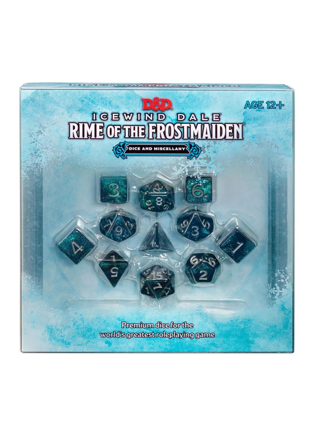 D&amp;D5e Icewind Dale: Rime of the Frostmaiden Dice Set