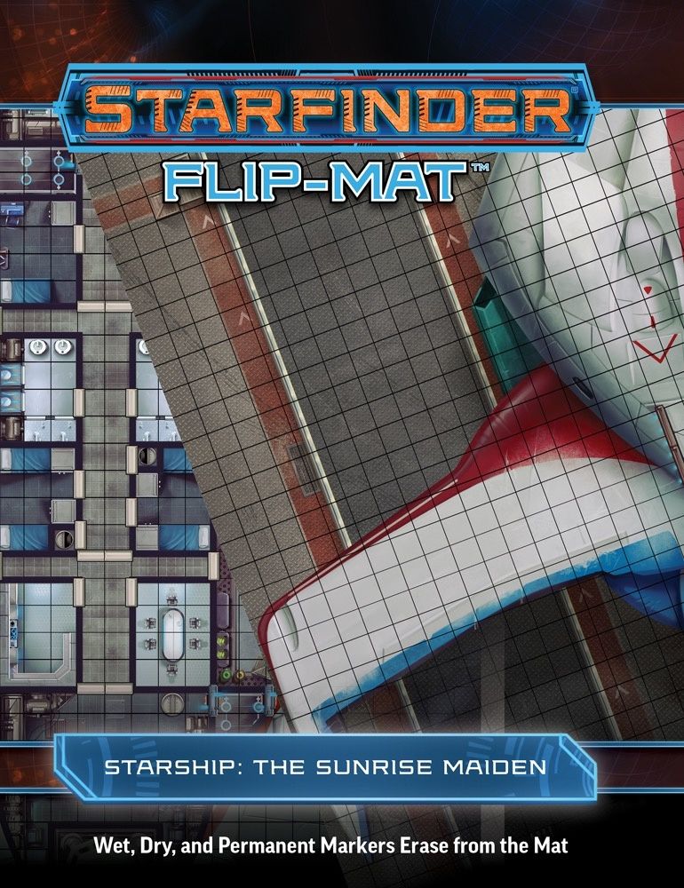 Starfinder: Flip-Tiles- Starship - The Sunrise Maiden