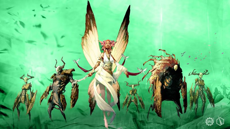 Godtear Lily Thornsinger of the Azure for est Unpainted Miniatures for Ages 17