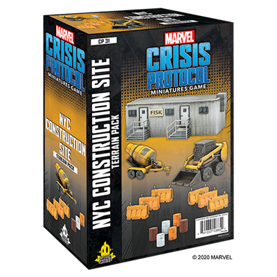 Marvel Crisis Protocol: NYC Construction Site Terrain Pack