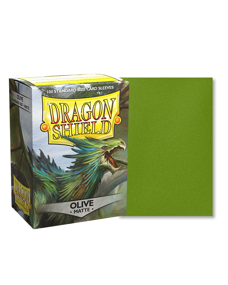 Dragonshield Std Olive Card Sleeves (100)