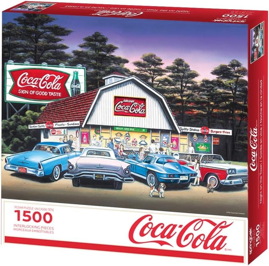 Puzzle: Night on the Town 1500 Piece Jigsaw Puzzle