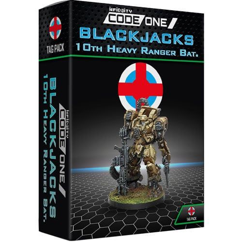 Infinity: CodeOne Ariadna Blackjacks, 10th Heavy Ranger Bat (AP HMG)