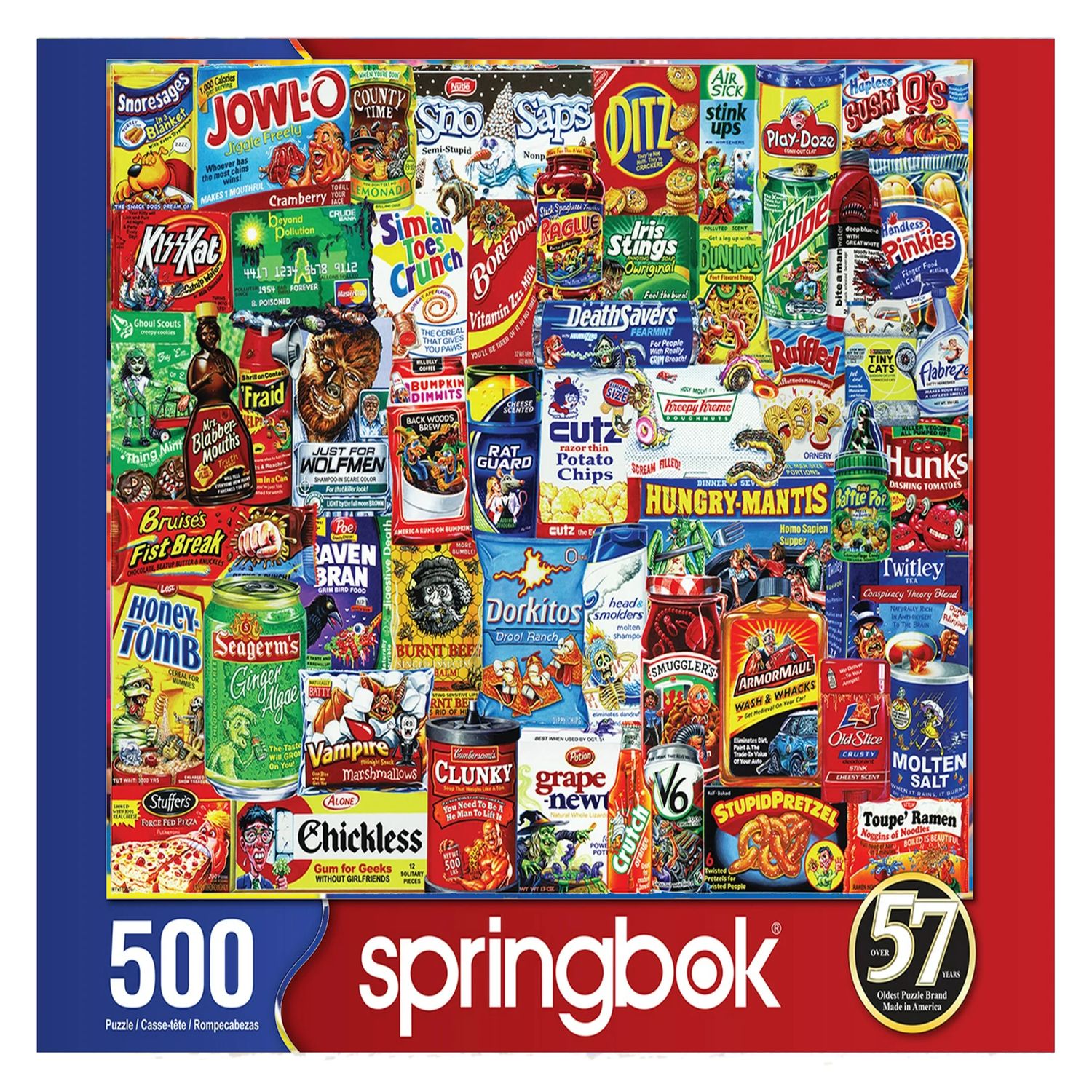 Puzzle: Looney Labels: 1000 Piece Jigsaw Puzzle