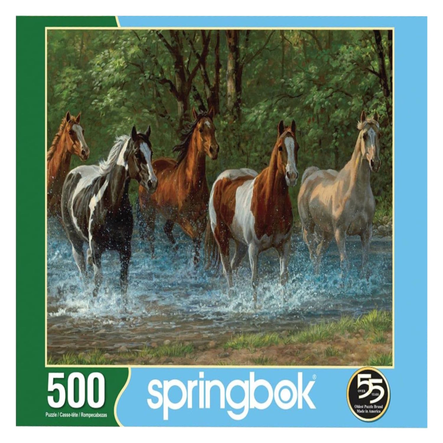 Puzzle: Summer Creek: 500 Piece Jigsaw Puzzle