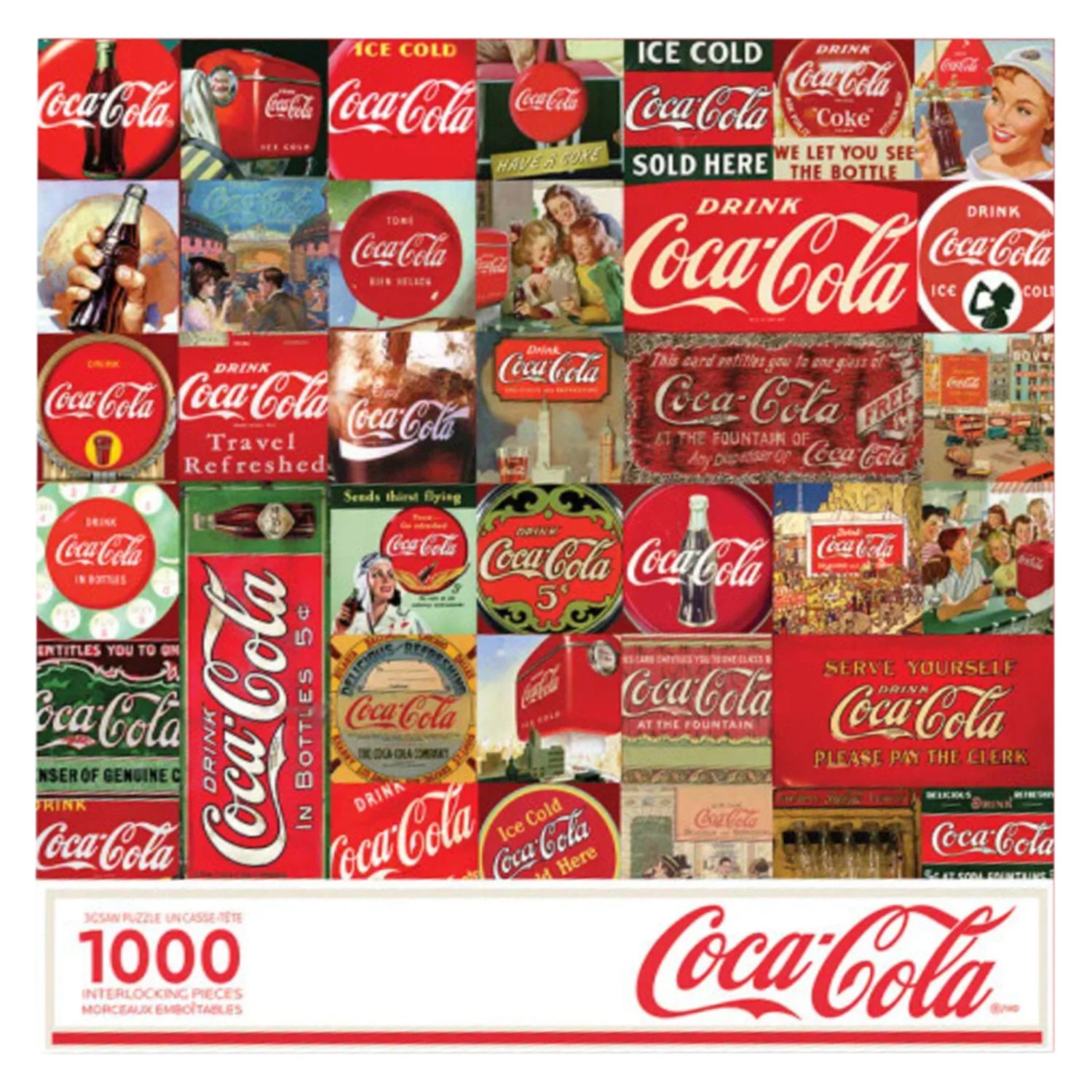 Puzzle: Coca-Cola: It&#39;s The Real Thing 1000 Piece Jigsaw Puzzle