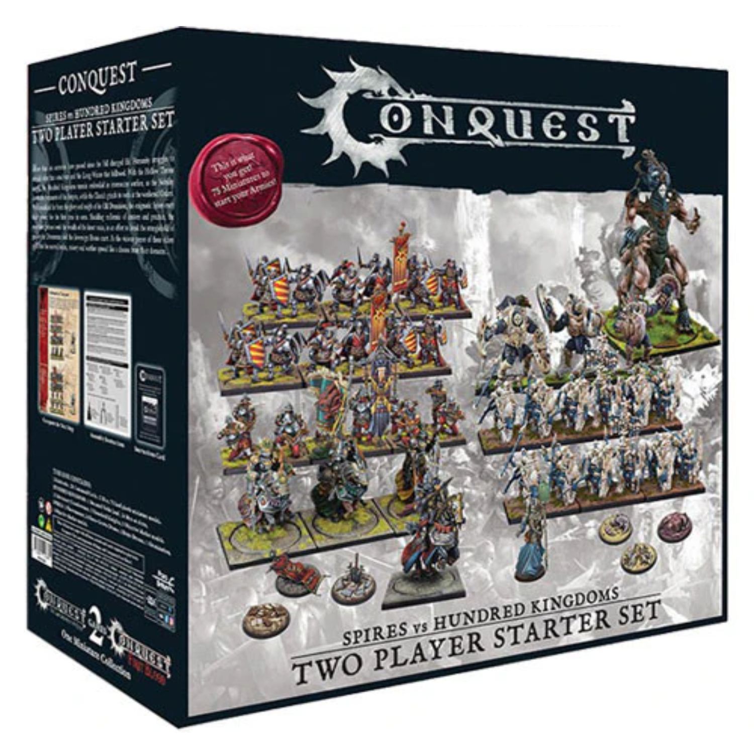 Conquest: Two Player Starter Set - Spires vs Hundred Kingdoms