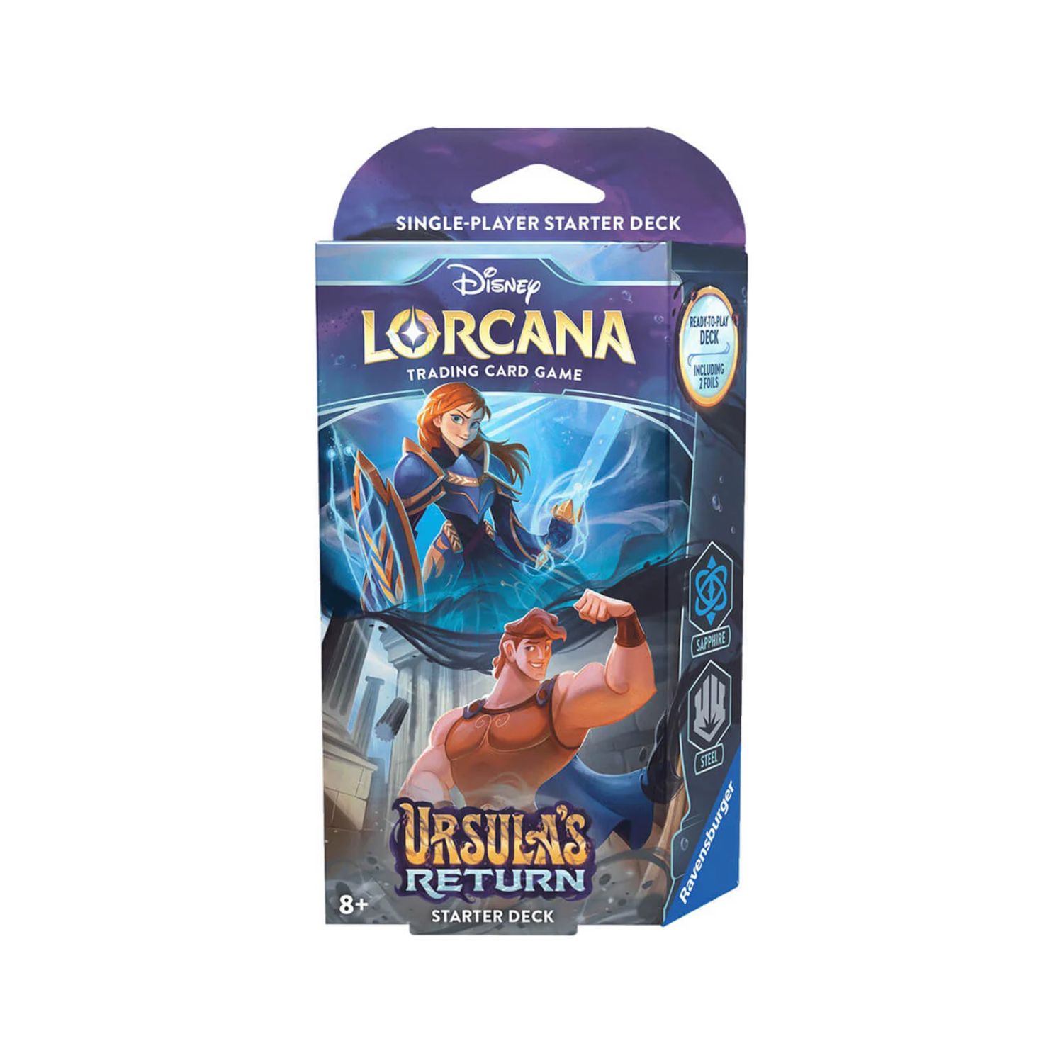 Lorcana TCG: Ursula&#39;s Return: Starter Deck (Anna / Hercules)