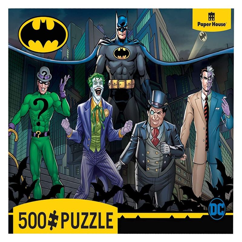 Batman and Villains 500 Piece Jigsaw Puzzle