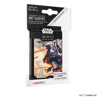 Gamegenic Star Wars: Unlimited Art Sleeve Card Mandalorian
