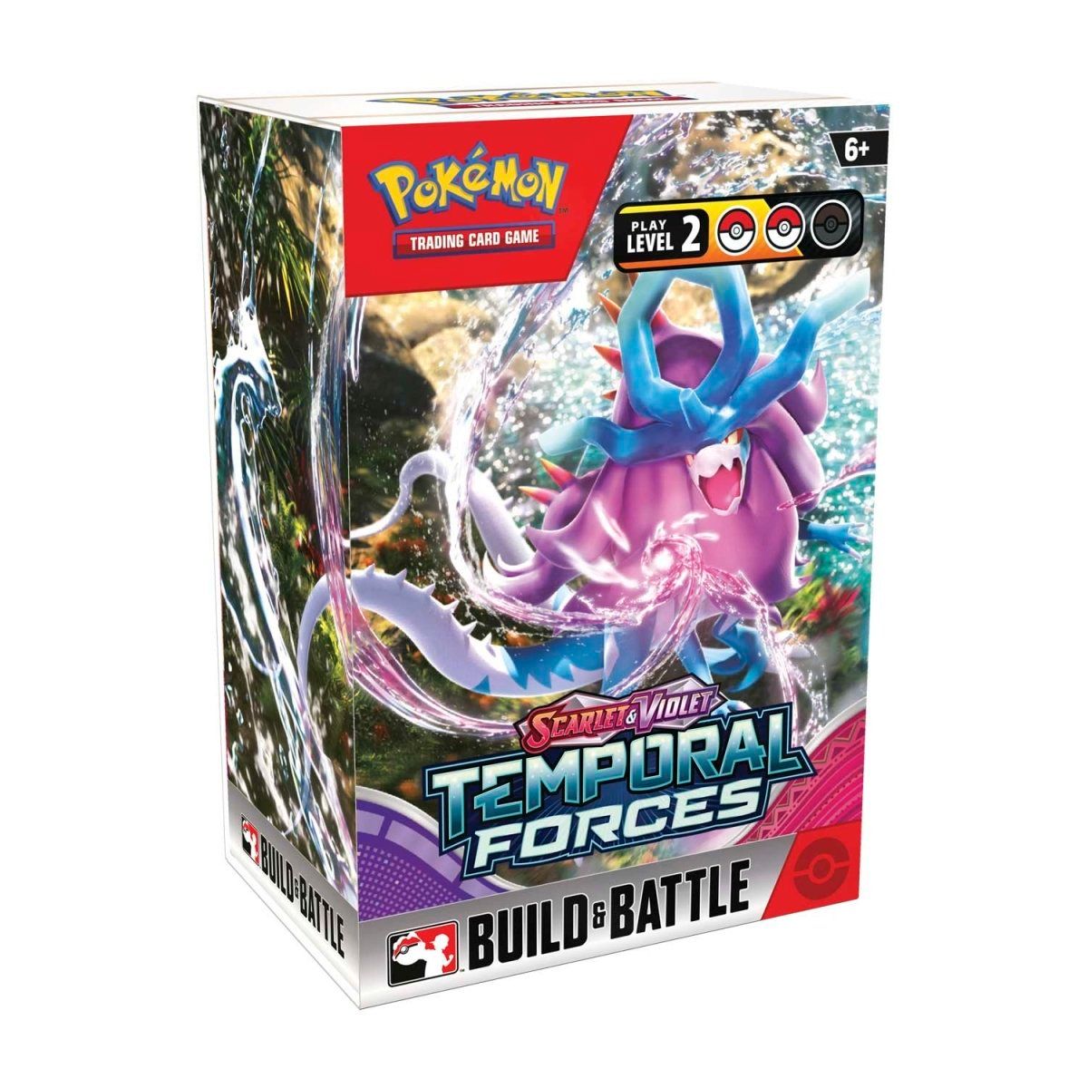 Pokemon TCG: Scarlet and Violet 5: Temporal Forces Build &amp; Battle Box
