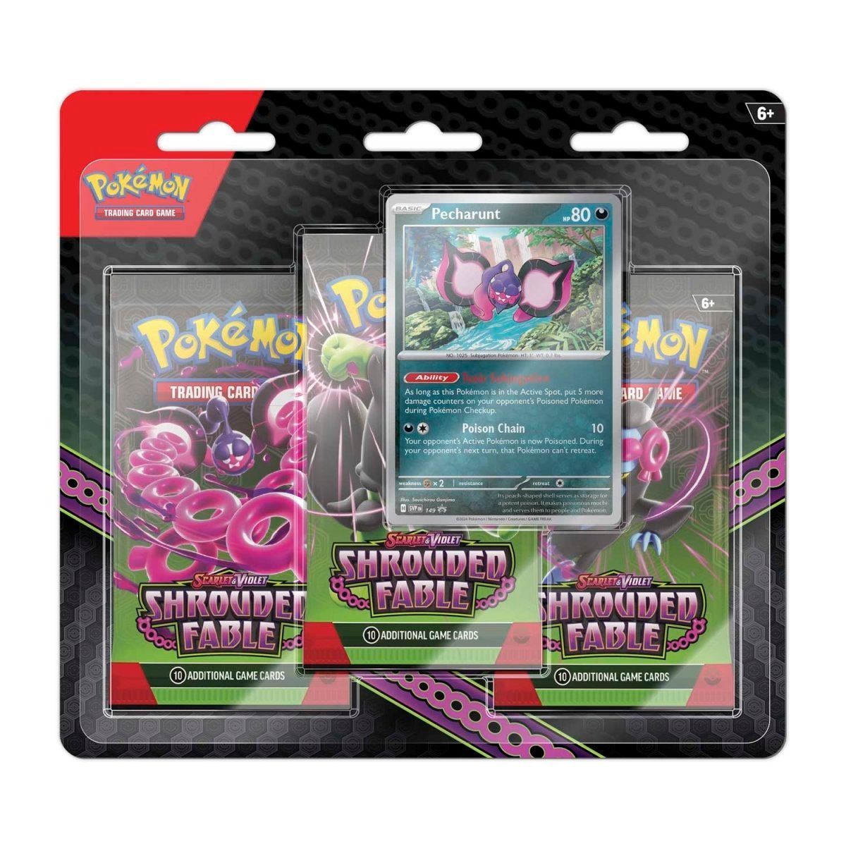 Pokemon TCG: Scarlet and Violet 6.5: Shrouded Fable 3-Booster Blister