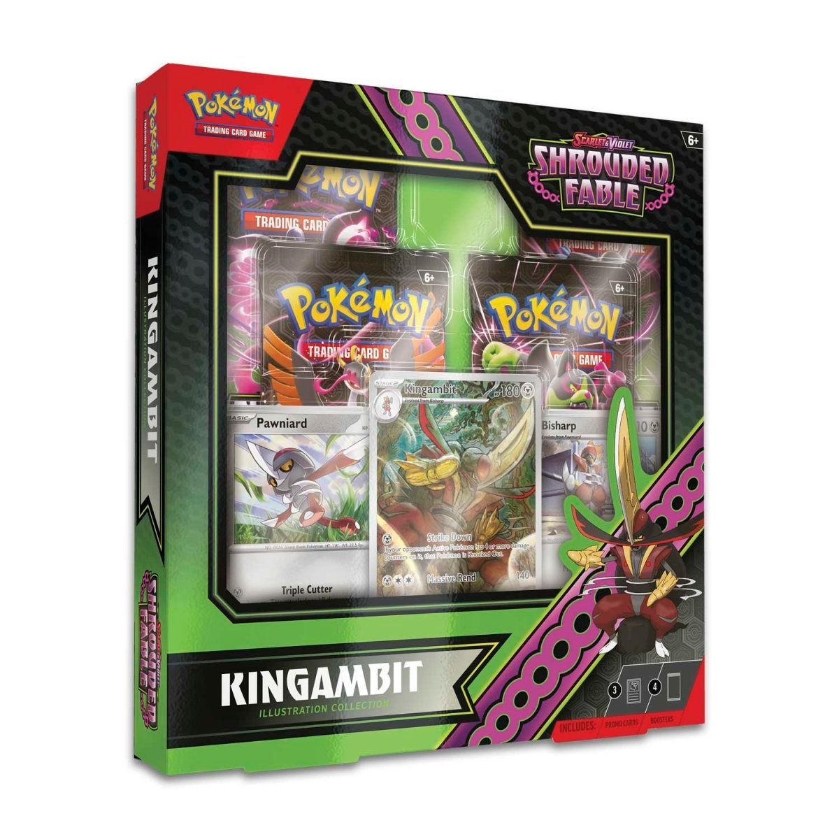 Pokemon TCG: Scarlet and Violet 6.5: Shrouded Fable - Kingambit Illustration Collection